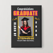 Aangepast afstuderen Afstuderen van foto's gefelic Button (Voorkant)