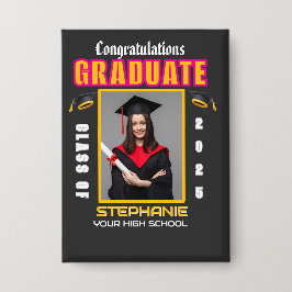 Aangepast afstuderen Afstuderen van foto's gefelic Button