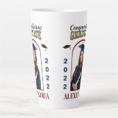 Aangepast afstuderen Afstuderen van foto's gefelic Latte Mok (Voorkant)