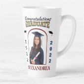 Aangepast afstuderen Afstuderen van foto's gefelic Latte Mok (Rechts)