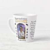 Aangepast afstuderen Afstuderen van foto's gefelic Latte Mok (Linkerhoek)