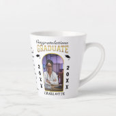 Aangepast afstuderen Afstuderen van foto's gefelic Latte Mok (Rechts)