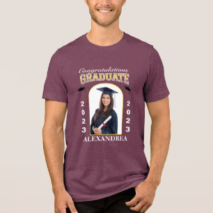 Aangepast afstuderen Afstuderen van foto's gefelic Tri-Blend Shirt