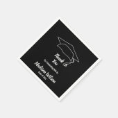 Aangepast Afstuderen Bedankt Servetten (Hoek)