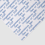 Aangepast Afstuderen-bericht Tissuepapier (Detail)