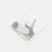 Aangepast Afstuderen Diploma Party Paper Napkin se Servetten (Hoek)