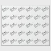 Aangepast Afstuderen | Eenvoudig Afstudeerder Jaar Cadeaupapier (Vlak)