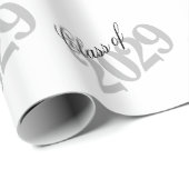 Aangepast Afstuderen | Eenvoudig Afstudeerder Jaar Cadeaupapier (Rol Hoek)