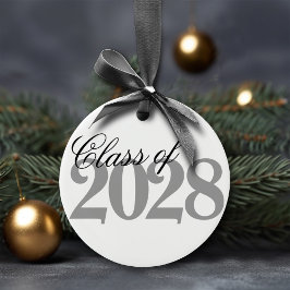 Aangepast Afstuderen | Eenvoudig Afstudeerder Jaar Keramisch Ornament