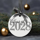 Aangepast Afstuderen | Eenvoudig Afstudeerder Jaar Keramisch Ornament