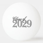 Aangepast Afstuderen | Eenvoudig Afstudeerder Jaar Pingpongbal (Achterkant)