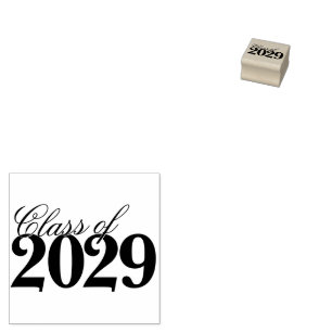 Aangepast Afstuderen   Eenvoudig Afstudeerder Jaar Rubberstempel