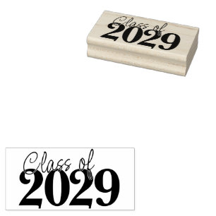 Aangepast Afstuderen   Eenvoudig Afstudeerder Jaar Rubberstempel