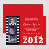 Aangepast Afstuderen filmstrip 2012 Kaart (Voorkant / Achterkant)