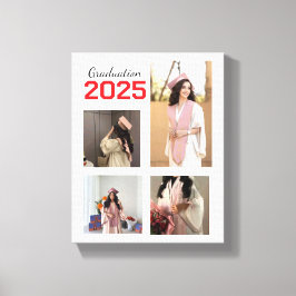 Aangepast Afstuderen Foto Canvas Afdruk