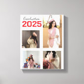 Aangepast Afstuderen Foto Canvas Afdruk (Voorkant)
