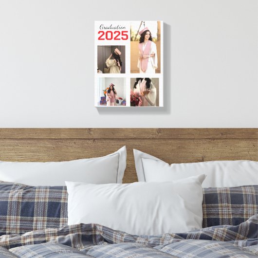 Aangepast Afstuderen Foto Canvas Afdruk (Insitu (Slaapkamer))