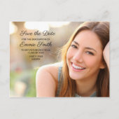 Aangepast Afstuderen Foto Opslaan Datum opnieuw ge Briefkaart (Voorkant)