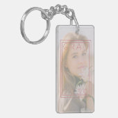 Aangepast Afstuderen foto-toetsenbord Sleutelhanger (Voorkant Links)