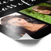 Aangepast Afstuderen fotocollage Foto Afdruk (Hoek)