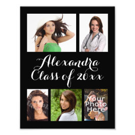 Aangepast Afstuderen fotocollage Foto Afdruk