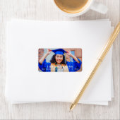 Aangepast Afstuderen fotogepersonaliseerd retourad Etiket (Insitu)