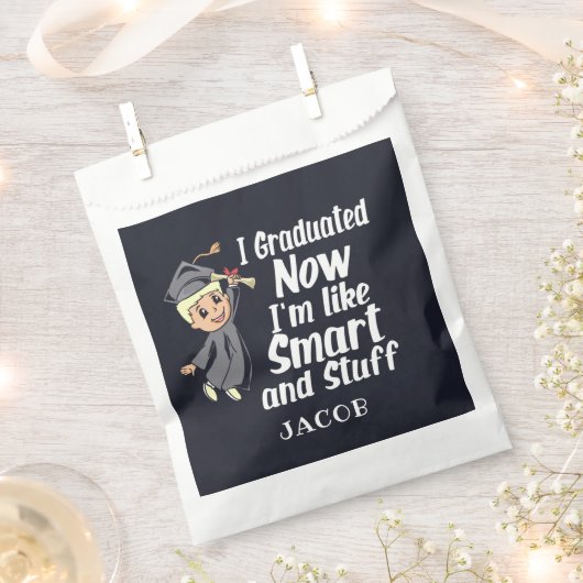 Aangepast Afstuderen Gag I Afgestudeerde Cartoon N Bedankzakje (Geknipt)
