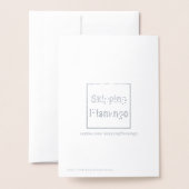 Aangepast Afstuderen Gefeliciteerd Metallic Folie Kaarten (Met envelop)