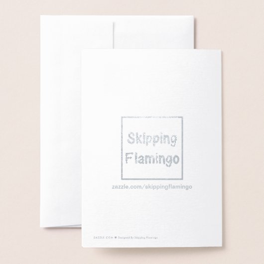 Aangepast Afstuderen Gefeliciteerd Metallic Folie Kaarten (Met envelop)