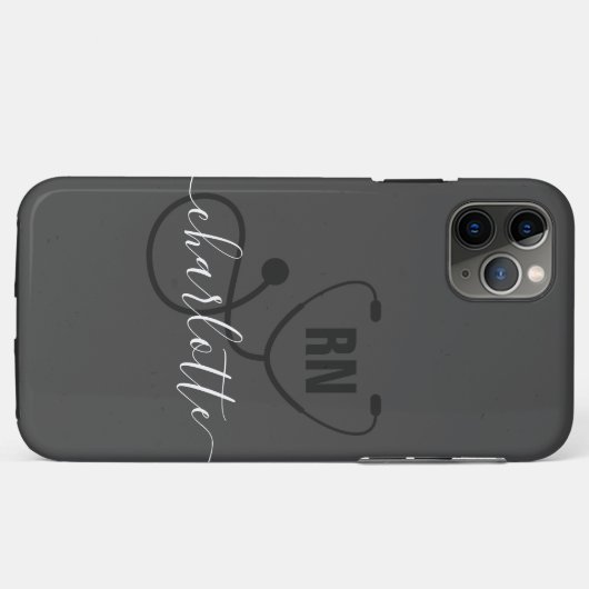 Aangepast Afstuderen geregistreerd zuster Case-Mate iPhone Case (Achterkant (horizontaal))