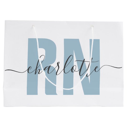 Aangepast Afstuderen geregistreerd zuster Groot Cadeauzakje (Achterkant)