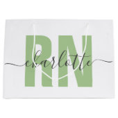 Aangepast Afstuderen geregistreerd zuster Groot Cadeauzakje (Voorkant)