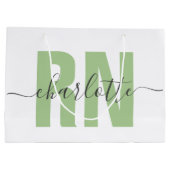 Aangepast Afstuderen geregistreerd zuster Groot Cadeauzakje (Achterkant)