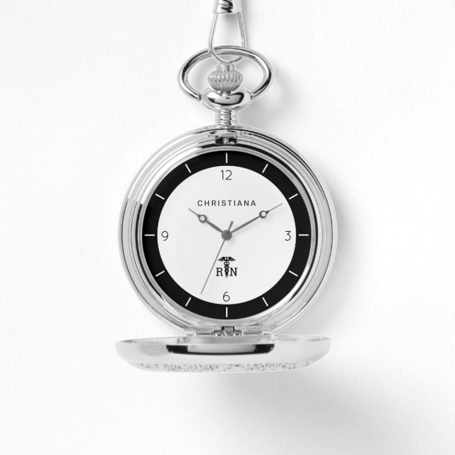 Aangepast Afstuderen geregistreerd zuster Horloge (Voorkant)