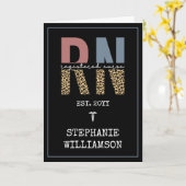 Aangepast Afstuderen geregistreerd zuster Kaart (Gele Bloem)