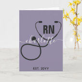 Aangepast Afstuderen geregistreerd zuster Kaart (Gele Bloem)