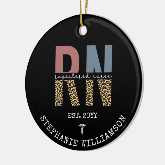 Aangepast Afstuderen geregistreerd zuster Keramisch Ornament (Links)