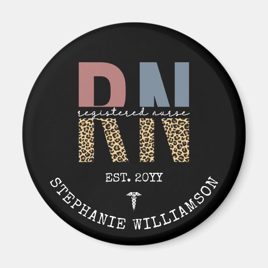 Aangepast Afstuderen geregistreerd zuster Magneet (Voorkant)