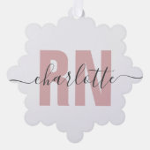 Aangepast Afstuderen geregistreerd zuster Ornament Kaart (Voorkant)