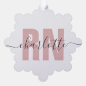 Aangepast Afstuderen geregistreerd zuster Ornament Kaart (Achterkant)