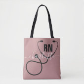 Aangepast Afstuderen geregistreerd zuster Tote Bag (Voorkant)