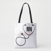 Aangepast Afstuderen geregistreerd zuster Tote Bag (Voorkant)
