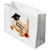 Aangepast Afstuderen Groot Cadeauzakje (Achterkant Gekanteld)