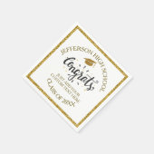 Aangepast Afstuderen is geschikt voor Afstudeerder Servetten (Hoek)