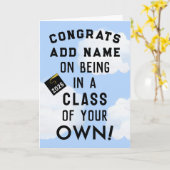 Aangepast Afstuderen Kaart (Gele Bloem)