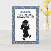 Aangepast Afstuderen Kaart (Gele Bloem)