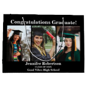 Aangepast Afstuderen Klasse 3 Fotocollage Naam Groot Cadeauzakje (Achterkant)