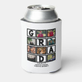 Aangepast Afstuderen, klasse van jaar 8 fotocollag Blikjeskoeler (Blikje Achterkant)