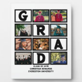 Aangepast Afstuderen, klasse van jaar 8 fotocollag Fotoplaat (Voorkant)