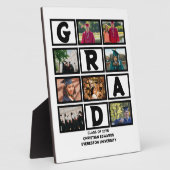 Aangepast Afstuderen, klasse van jaar 8 fotocollag Fotoplaat (Zijkant)